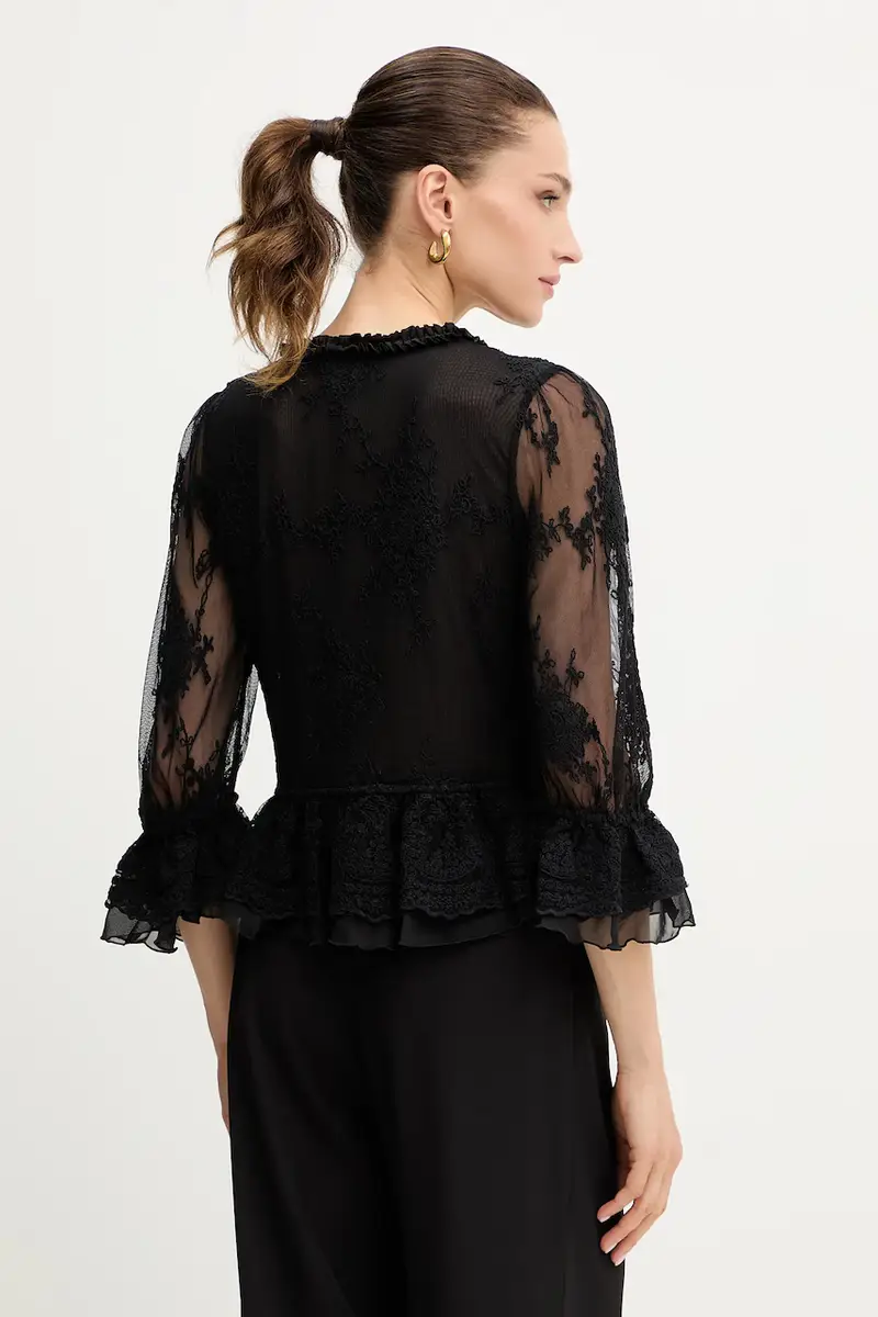 camicia donna colore nero 60028TB1 miniatura 3