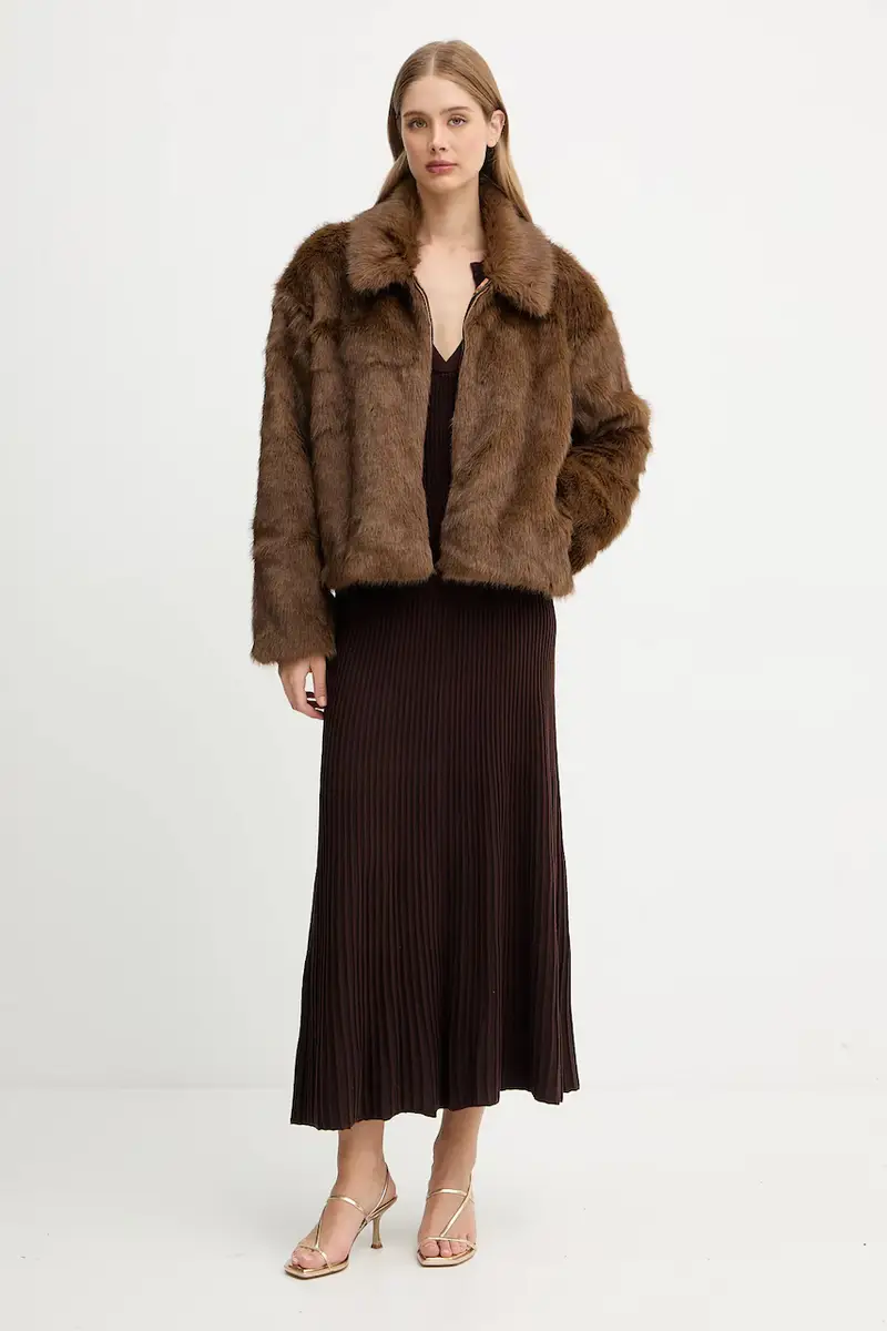 cappotto colore marrone 59474JB3 miniatura 2