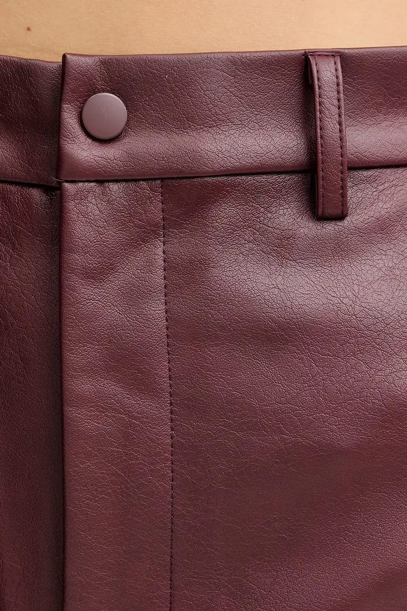 pantaloni donna colore granata 60077PB miniatura 4