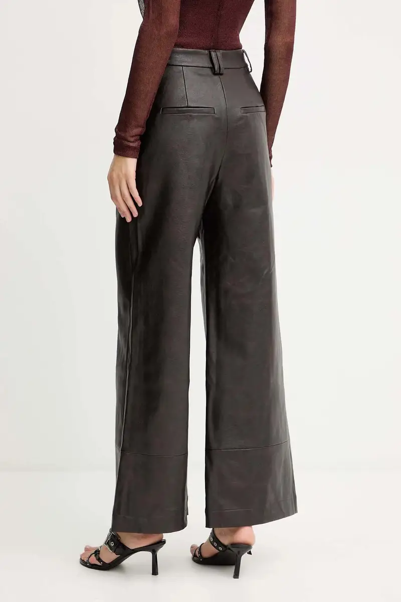 pantaloni donna colore marrone 58936PB3 miniatura 3