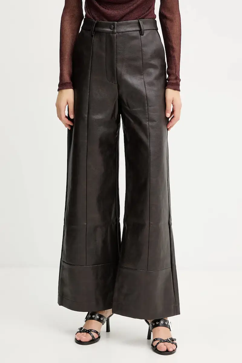 pantaloni donna colore marrone 58936PB3