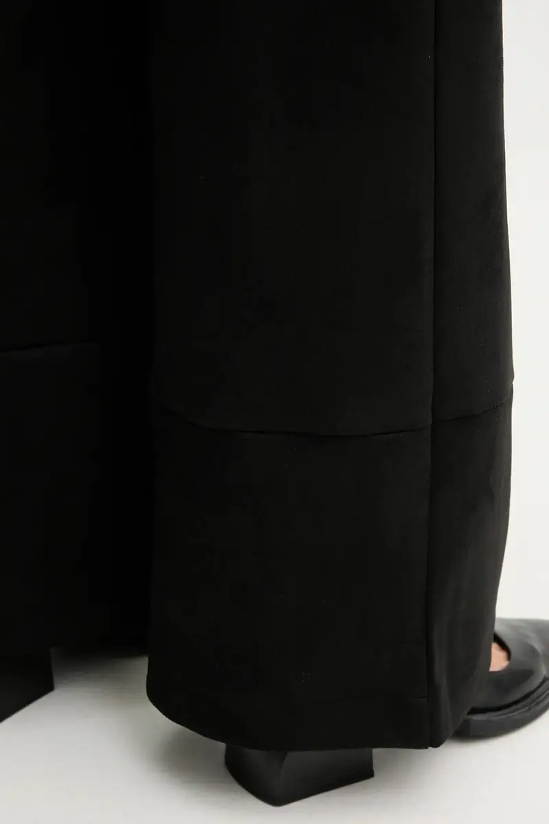 pantaloni donna colore nero 58936PB4 miniatura 4