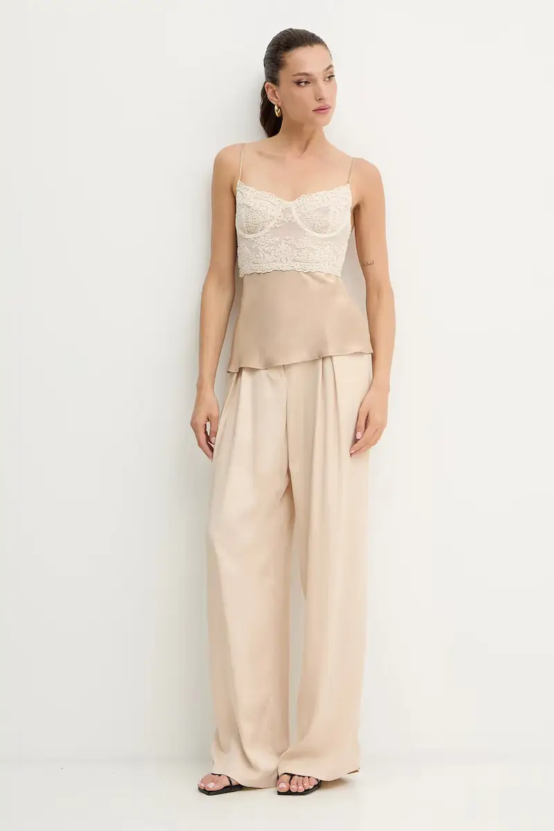 Bardot Top Donna Beige 3573923 miniatura 2