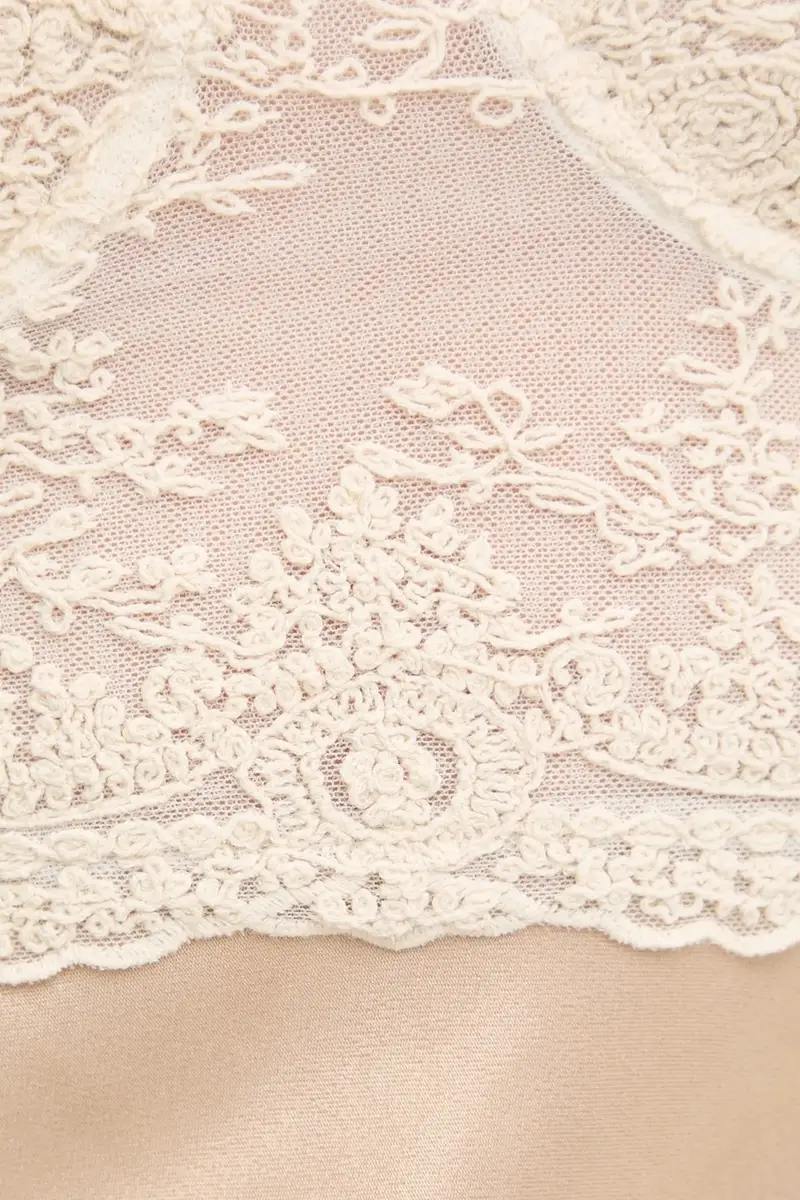 Bardot Top Donna Beige 3573923 miniatura 5