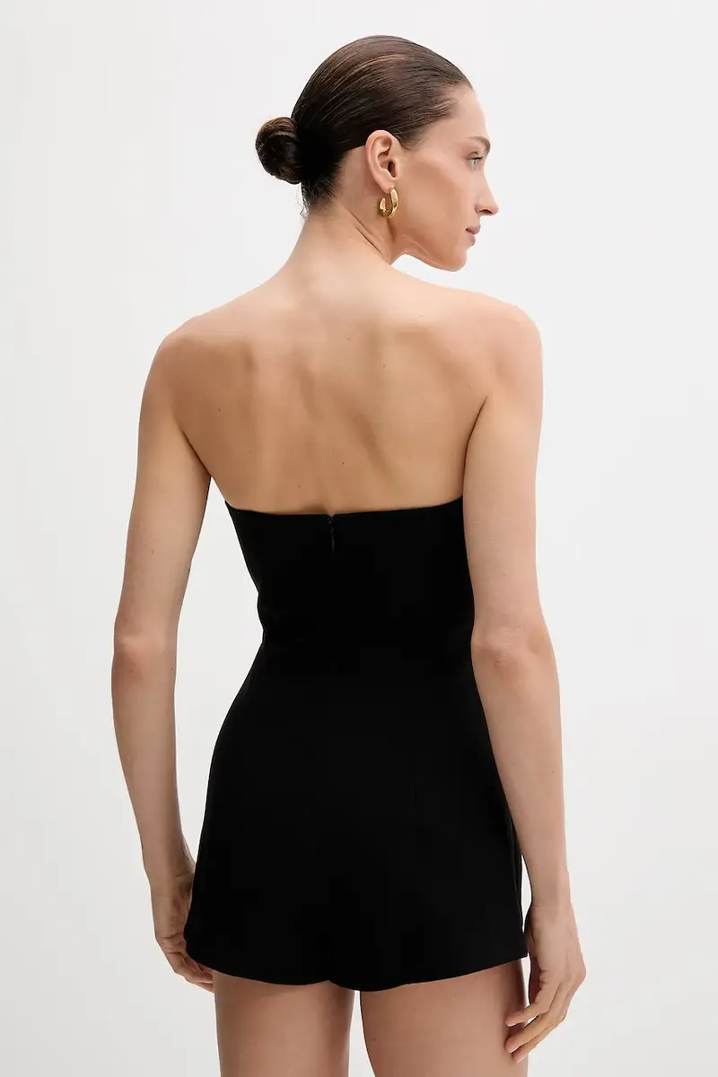 tuta elegante colore nero 60092PB miniatura 3