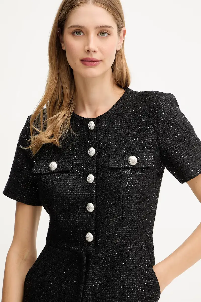 tuta elegante colore nero 60098PB miniatura 4