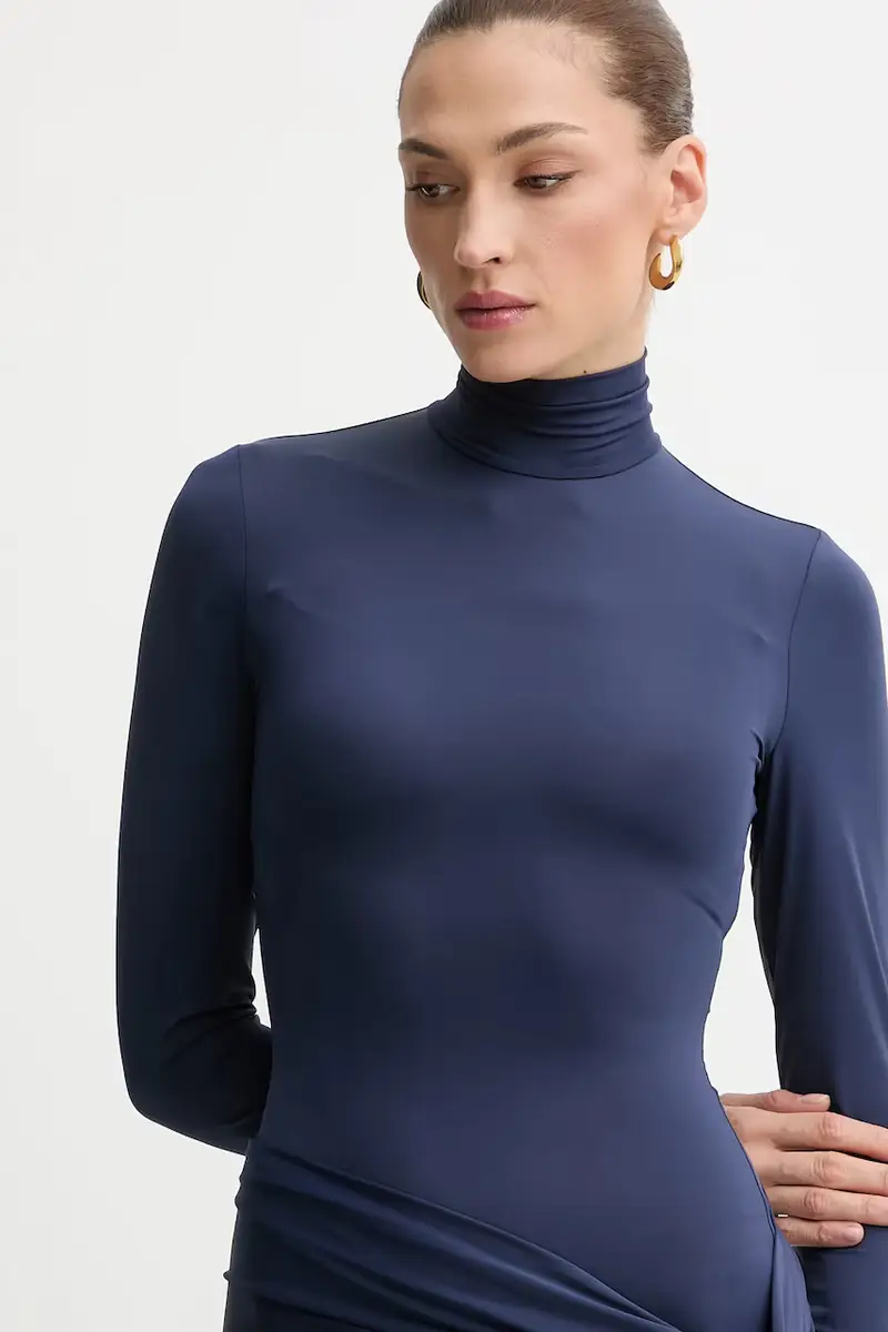 vestito ALIX colore marrone 59467DB Blu navy miniatura 4