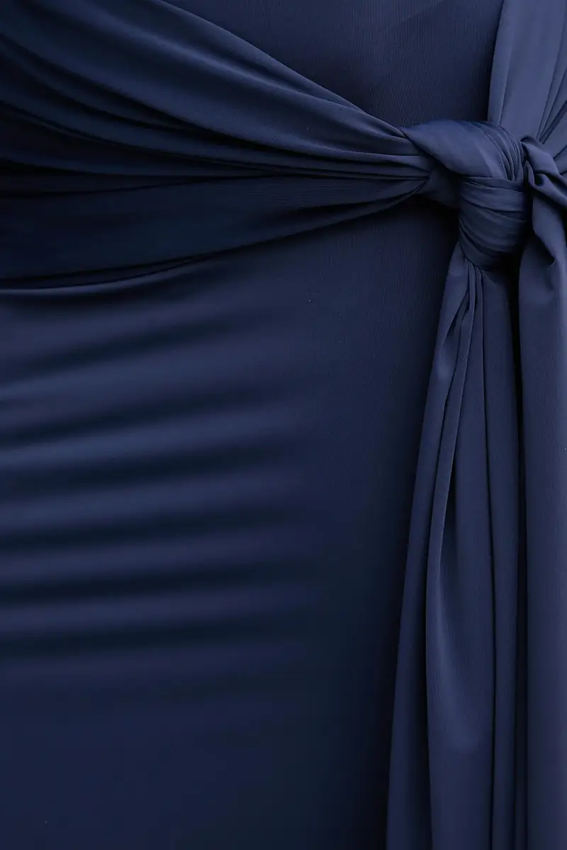 vestito ALIX colore marrone 59467DB Blu navy miniatura 5