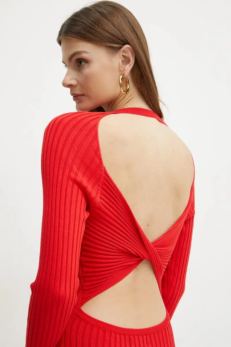 vestito AMARO Rosso miniatura 5