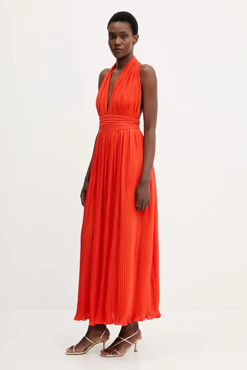 vestito colore arancione 60031DB miniatura 2