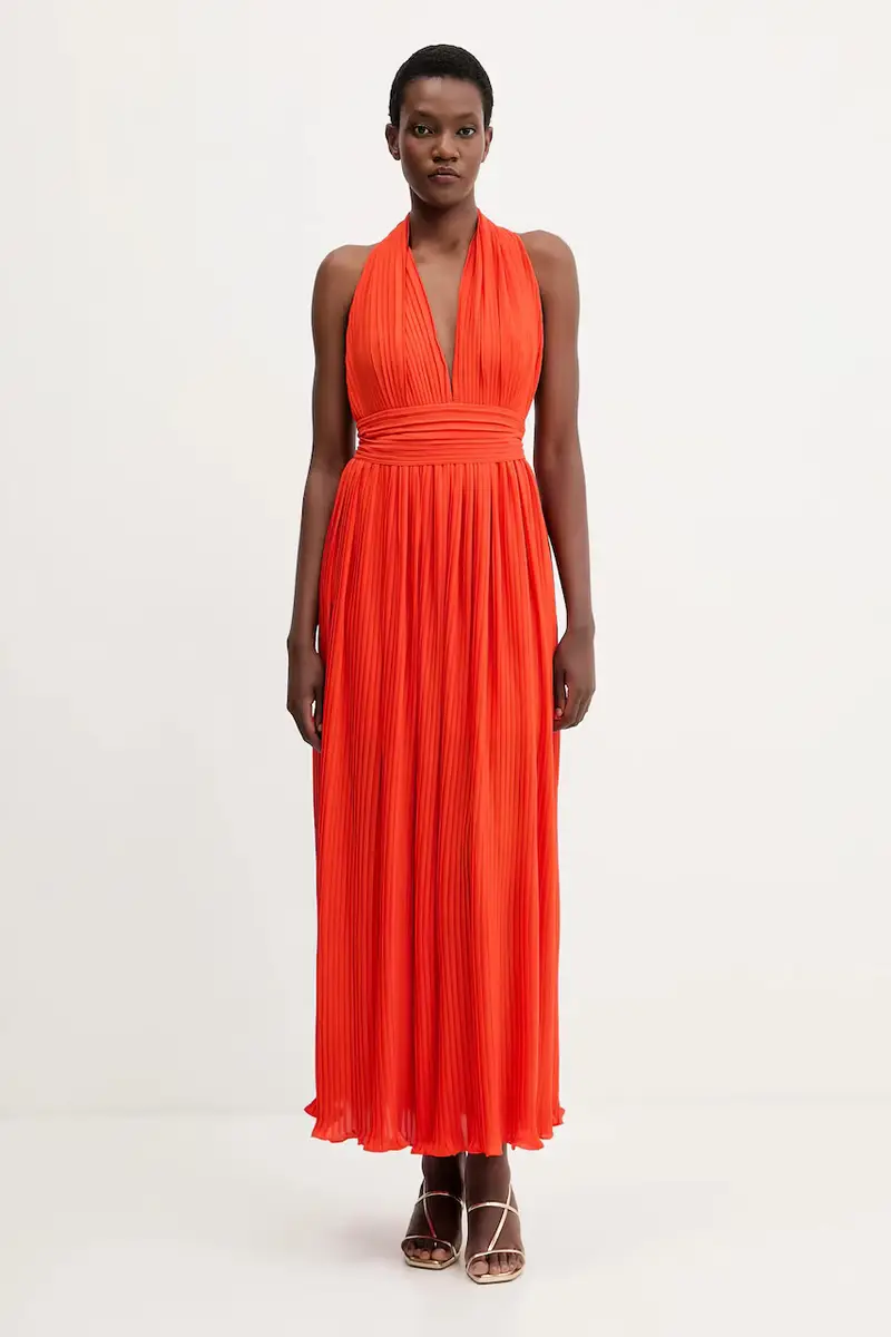 vestito colore arancione 60031DB