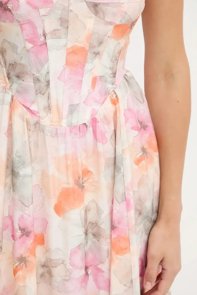 vestito colore beige 58164DB5 miniatura 5