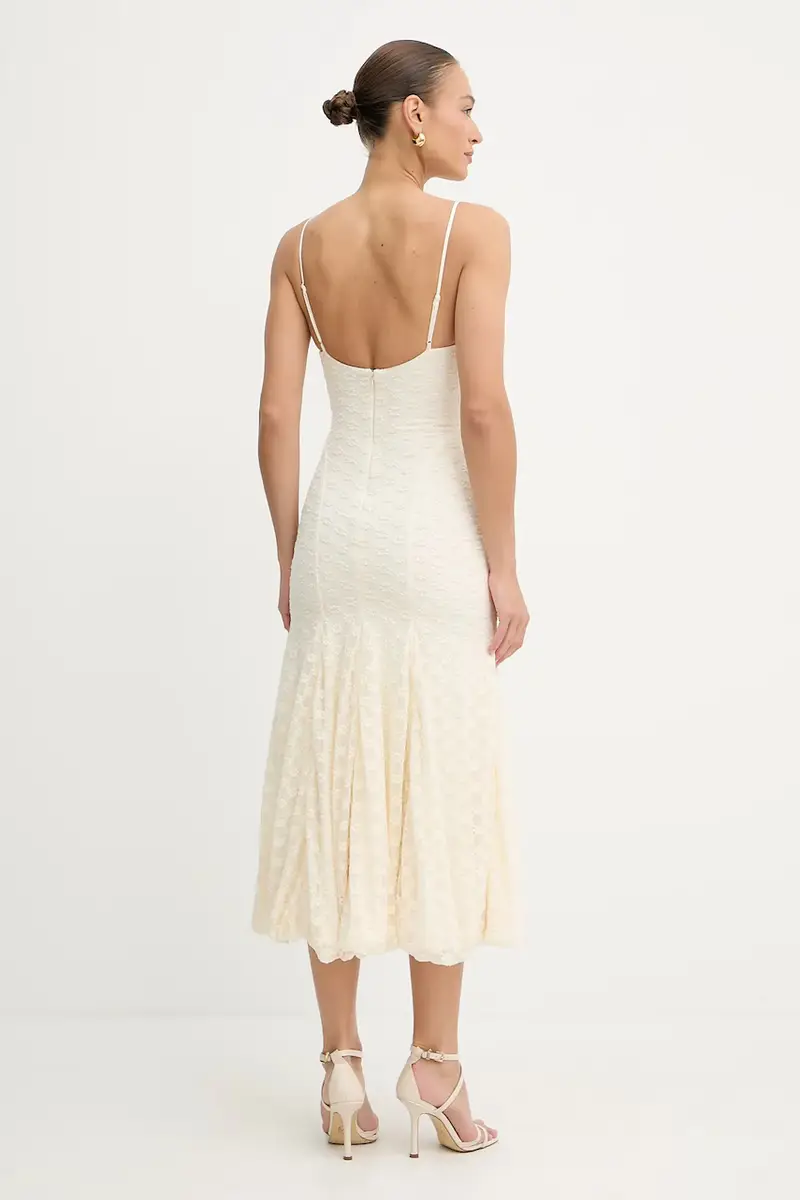 vestito colore beige 59928DB miniatura 3