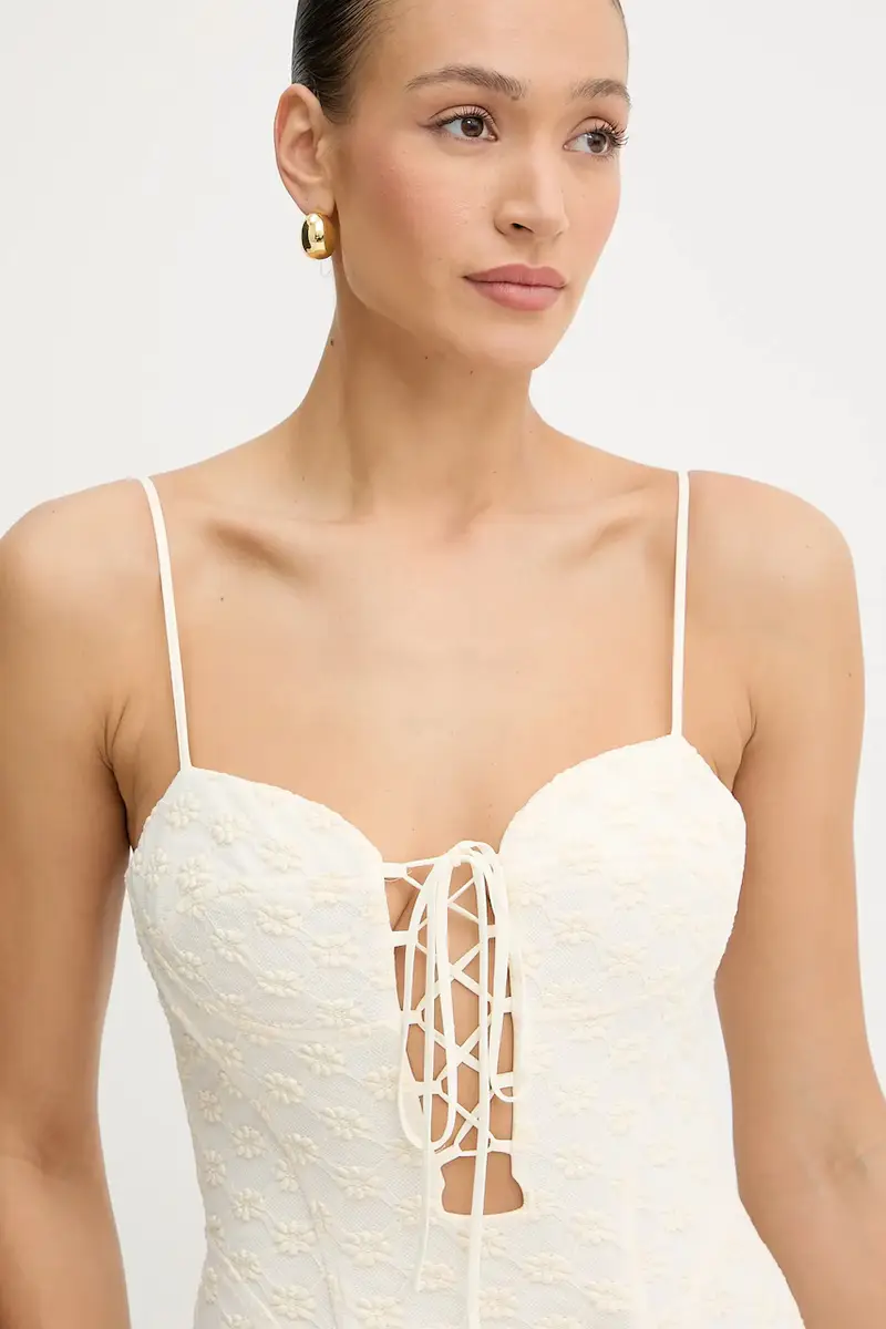 vestito colore beige 59928DB miniatura 4