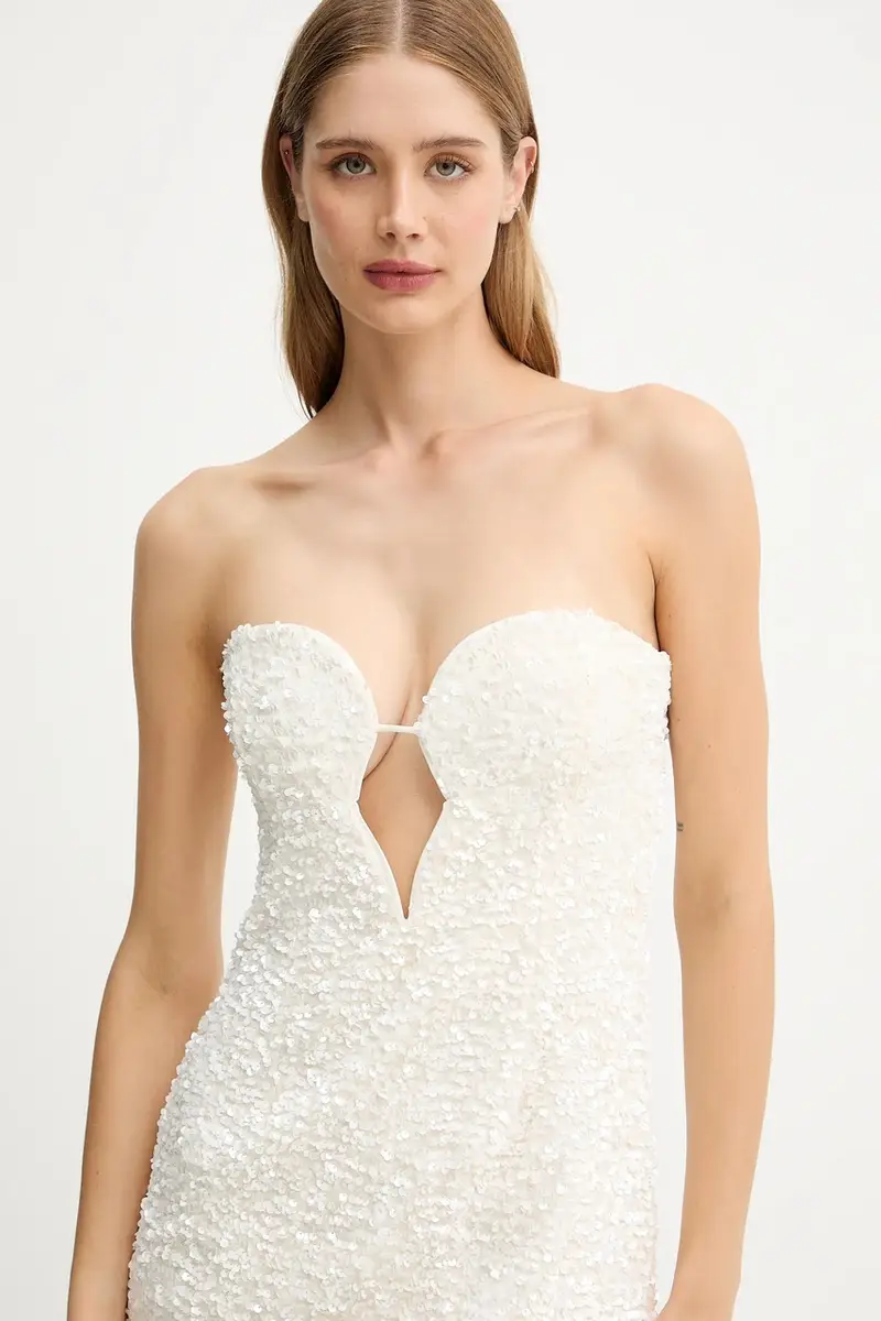 vestito colore beige 59946DB miniatura 4