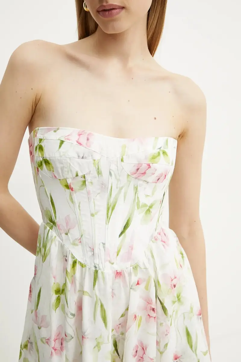 vestito colore bianco 58164DB3 miniatura 5