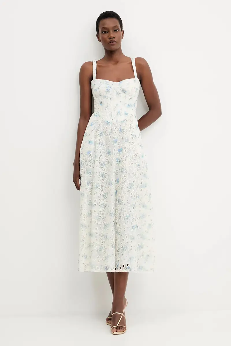 vestito colore bianco 58655DB3 miniatura 3