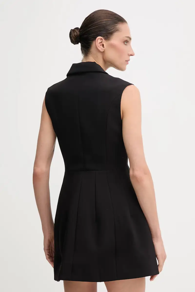 vestito colore bianco 59724DB Nero miniatura 3