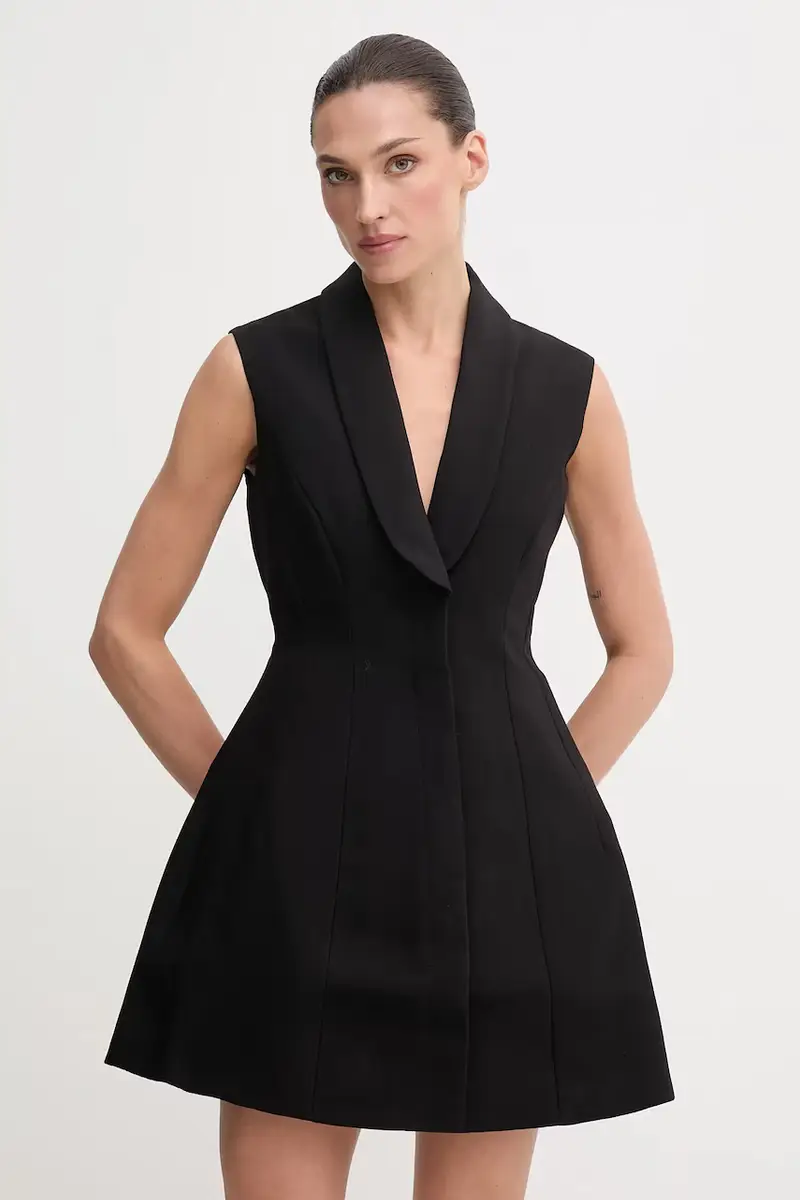 vestito colore bianco 59724DB Nero