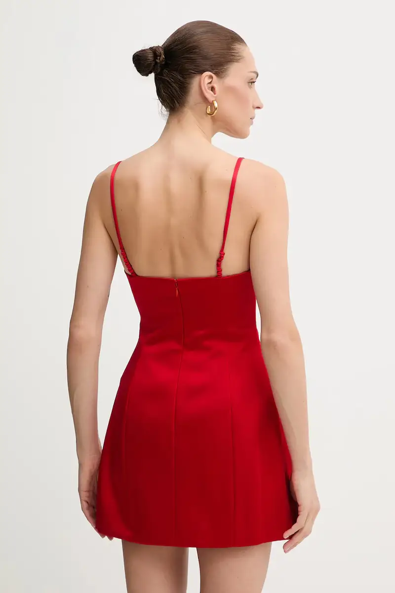 vestito colore bianco 59817DB Rosso miniatura 3