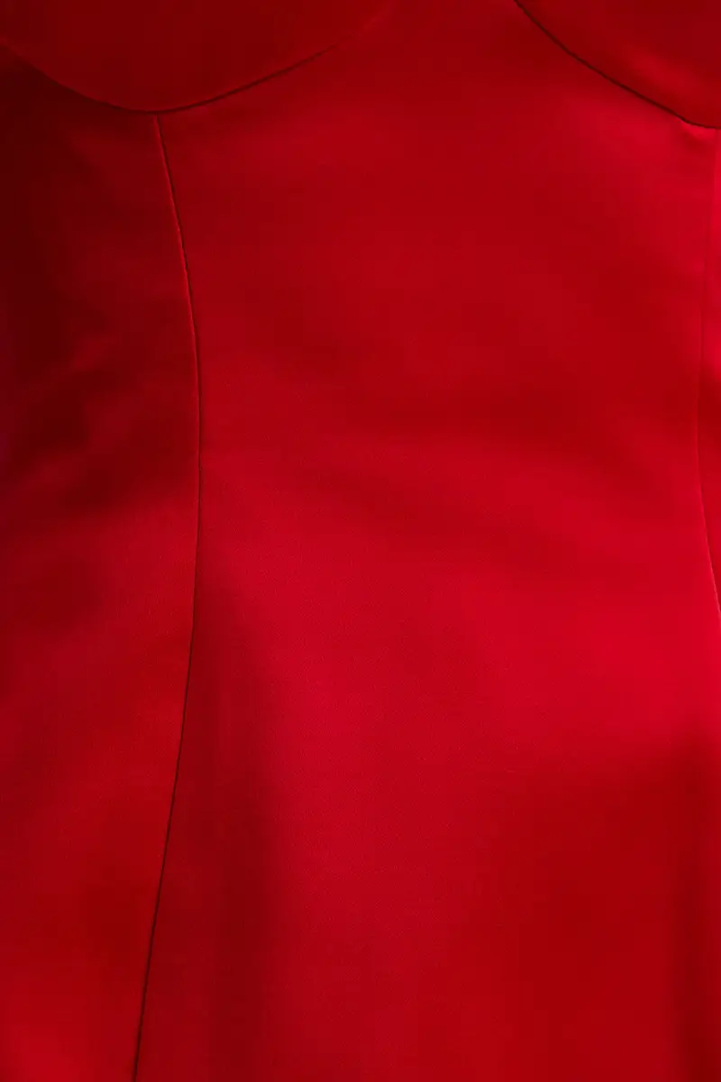 vestito colore bianco 59817DB Rosso miniatura 5