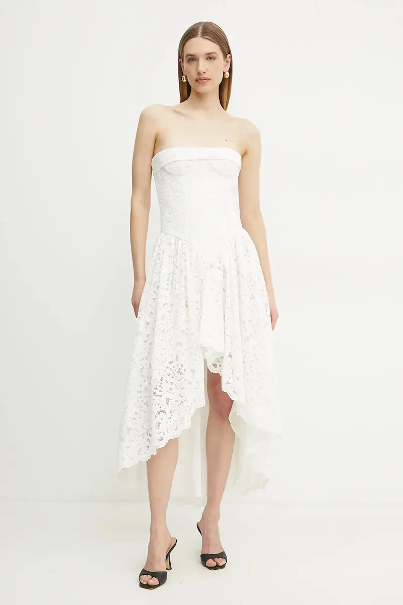 vestito colore bianco 59843DB