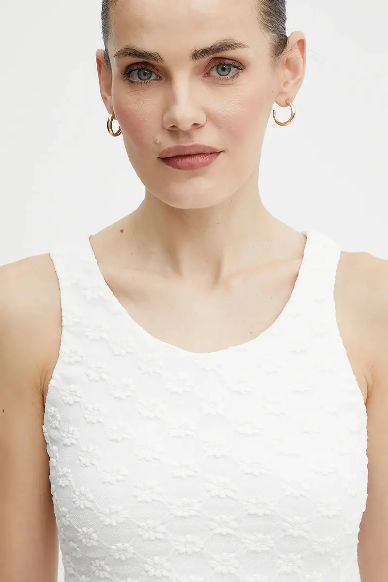 vestito colore bianco 59879DB miniatura 4