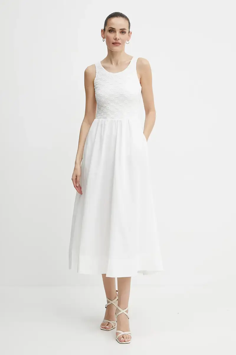 vestito colore bianco 59879DB