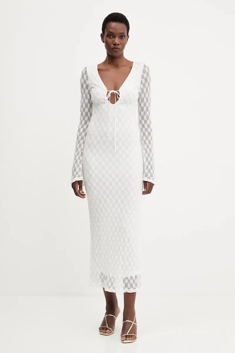 vestito colore bianco 59932DB