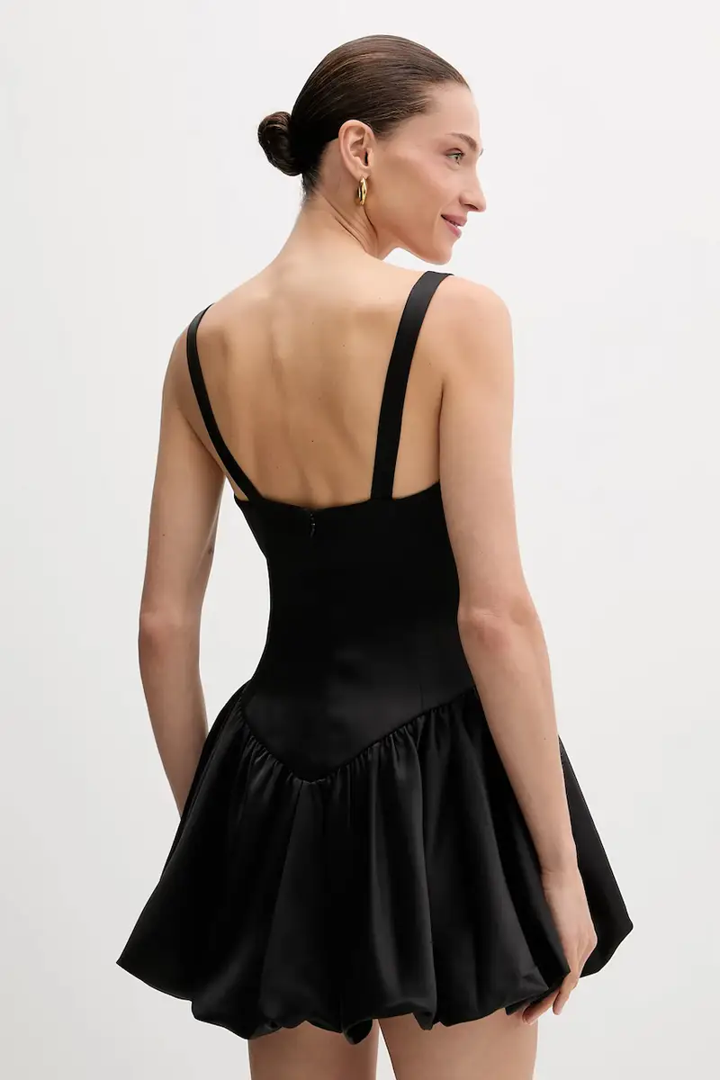 vestito colore bianco 60001DB Nero miniatura 3