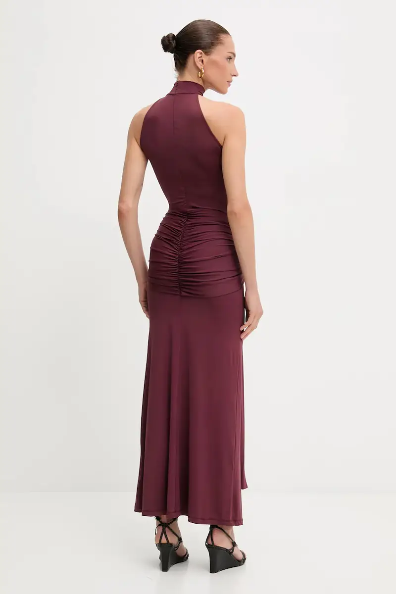 vestito colore granata 60102DB miniatura 3