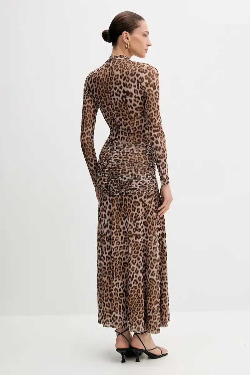 vestito colore marrone 58853DB8 miniatura 3