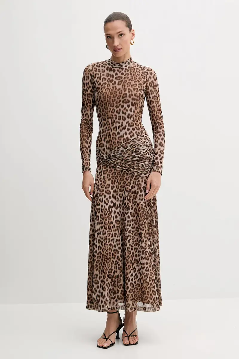 vestito colore marrone 58853DB8