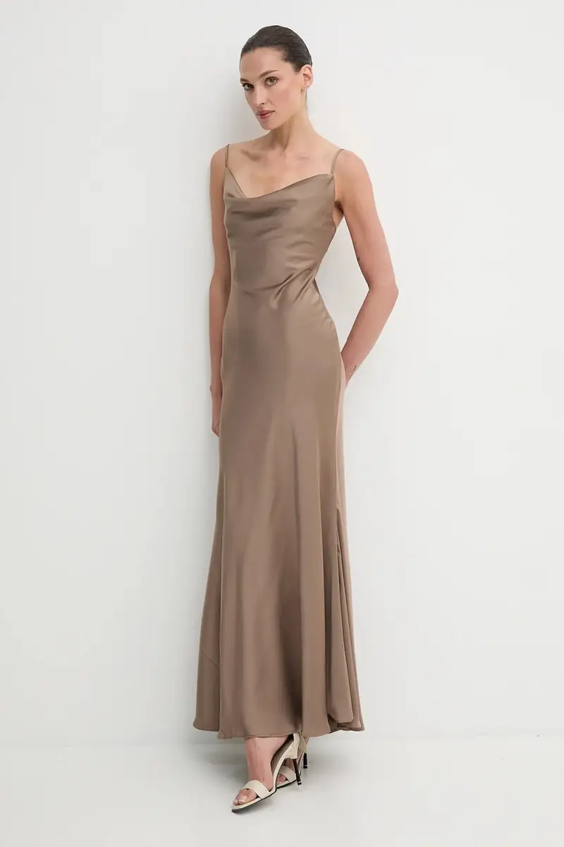 vestito colore marrone 59709DB3 miniatura 2