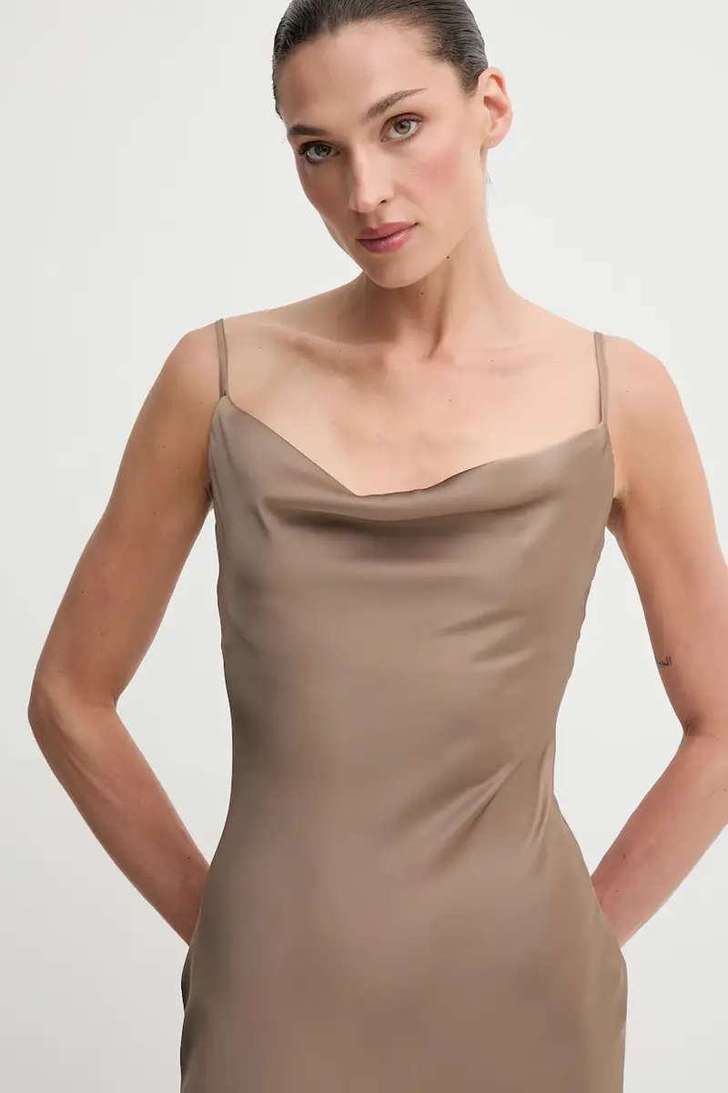 vestito colore marrone 59709DB3 miniatura 4