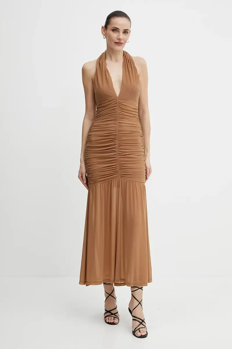 vestito colore marrone 59872DB