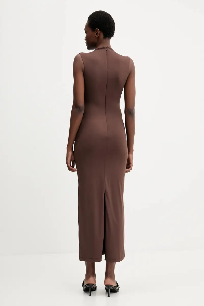 vestito colore marrone 59948DB miniatura 2