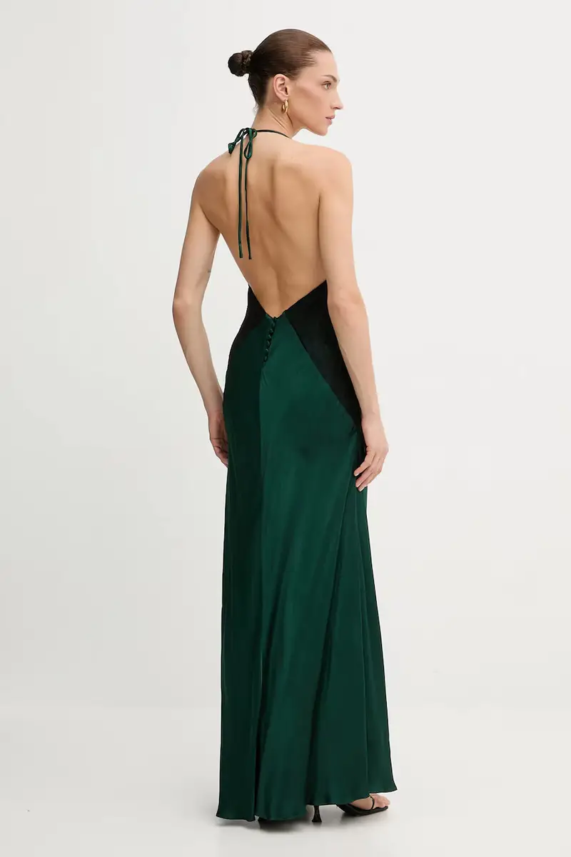 vestito colore marrone 59977DB Verde miniatura 3