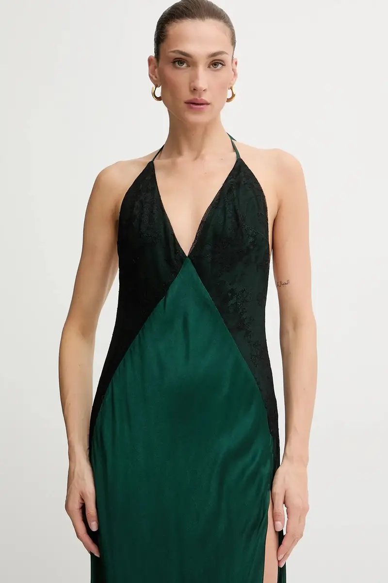 vestito colore marrone 59977DB Verde miniatura 4