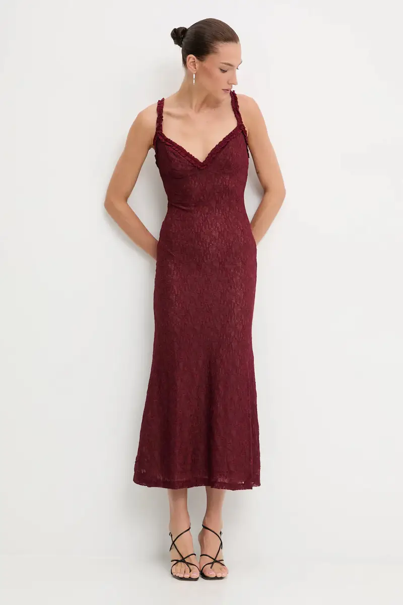 vestito colore nero 59964DB Granata miniatura 2