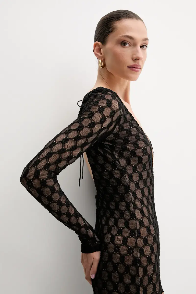 vestito colore nero 59966DB miniatura 4