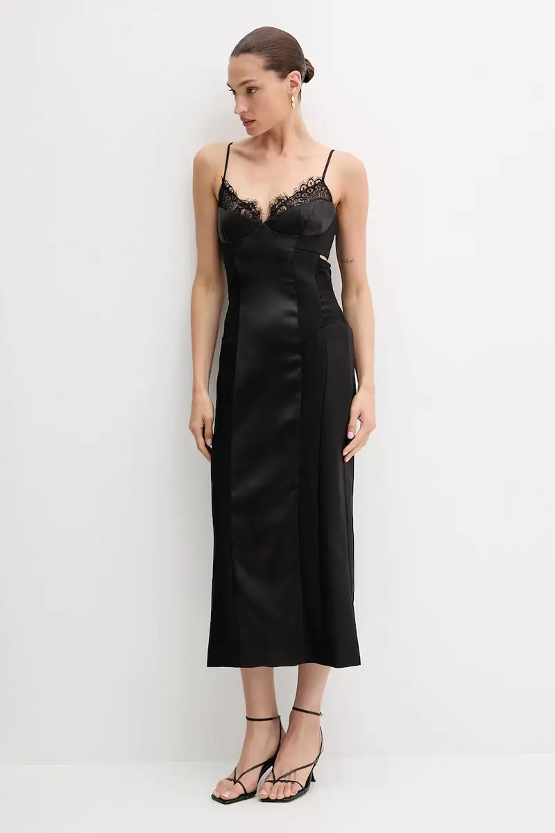 vestito colore nero 60025DB miniatura 3