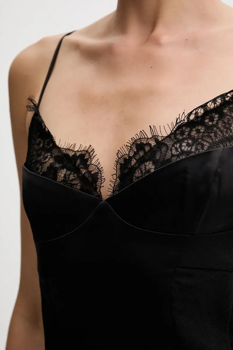 vestito colore nero 60025DB miniatura 5