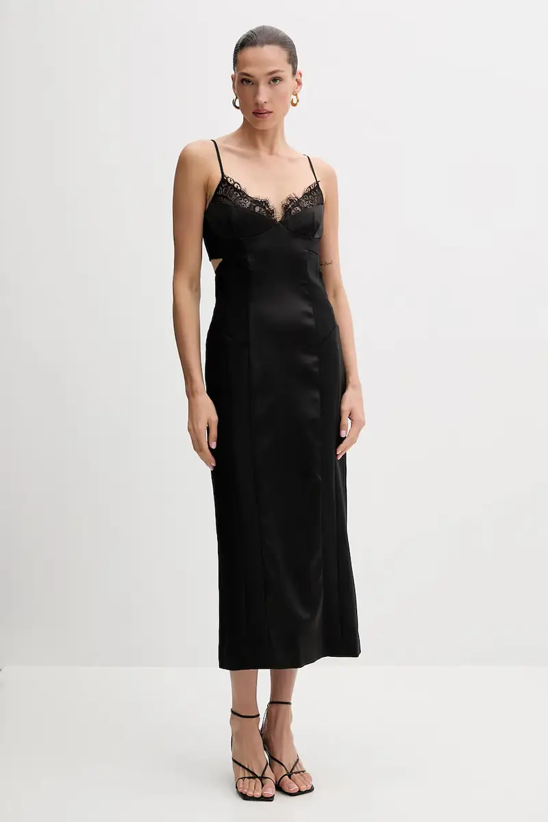 vestito colore nero 60025DB