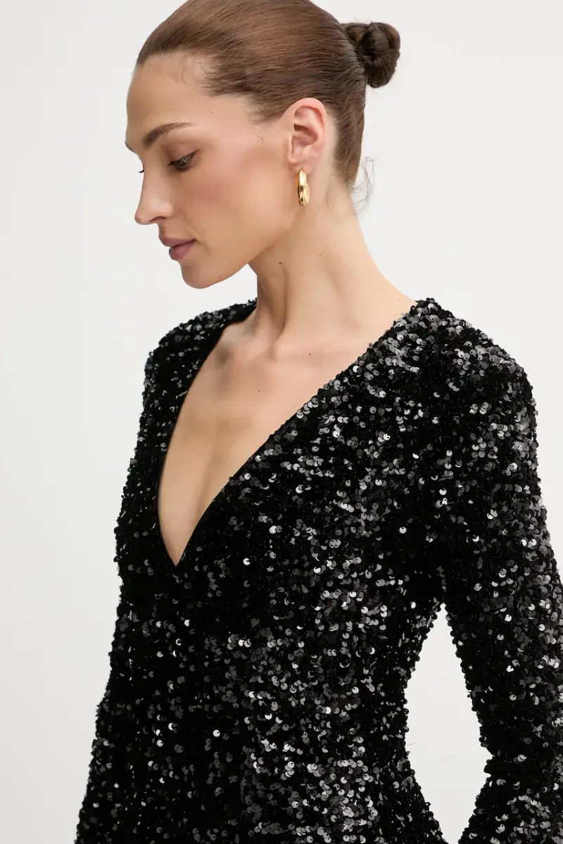 vestito colore nero 60054DB miniatura 4