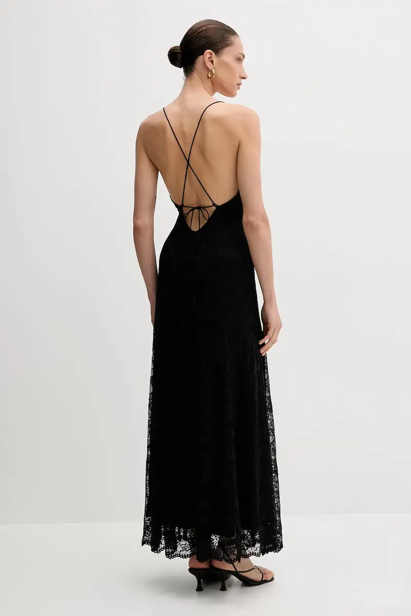 vestito colore nero 60060DB miniatura 2