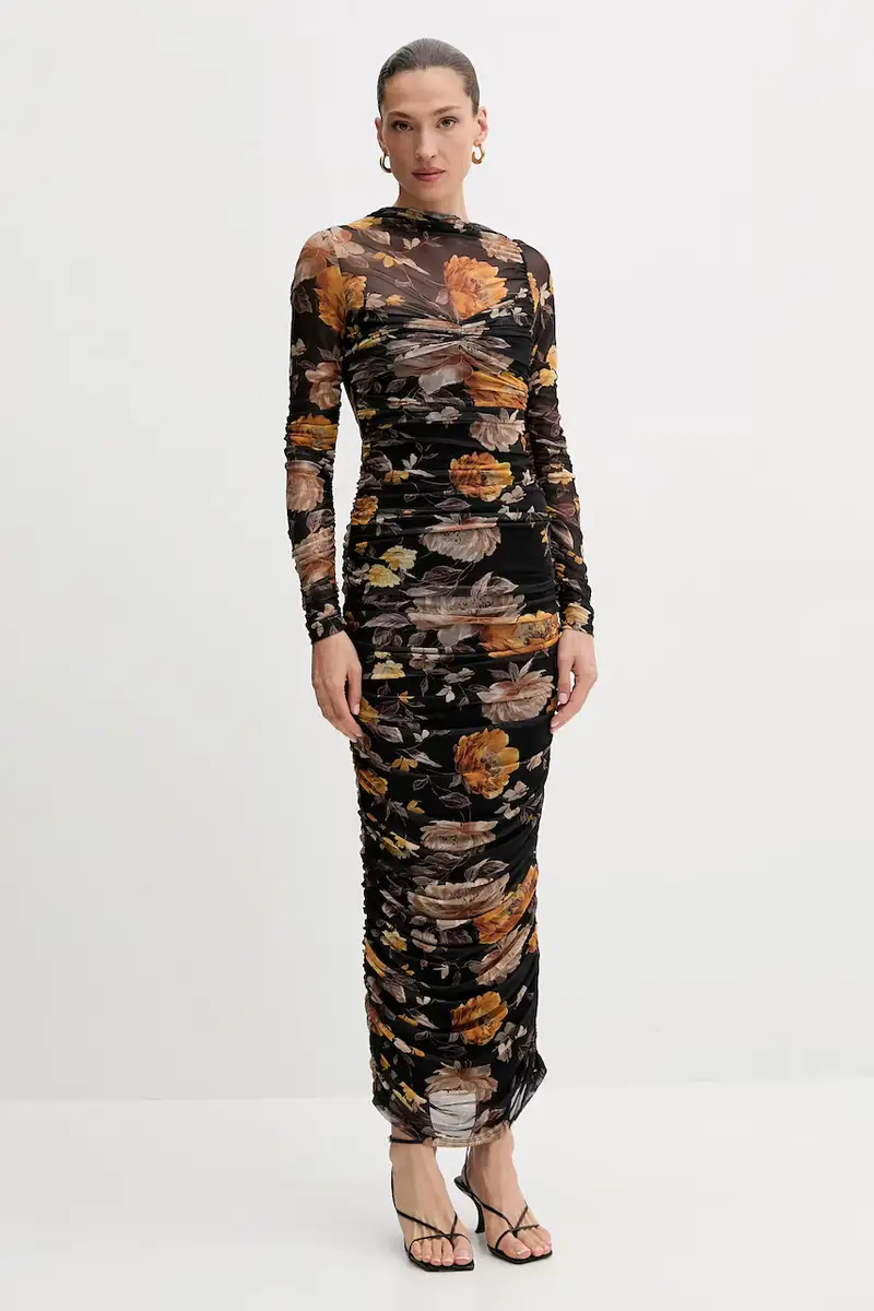 vestito colore nero 60096DB