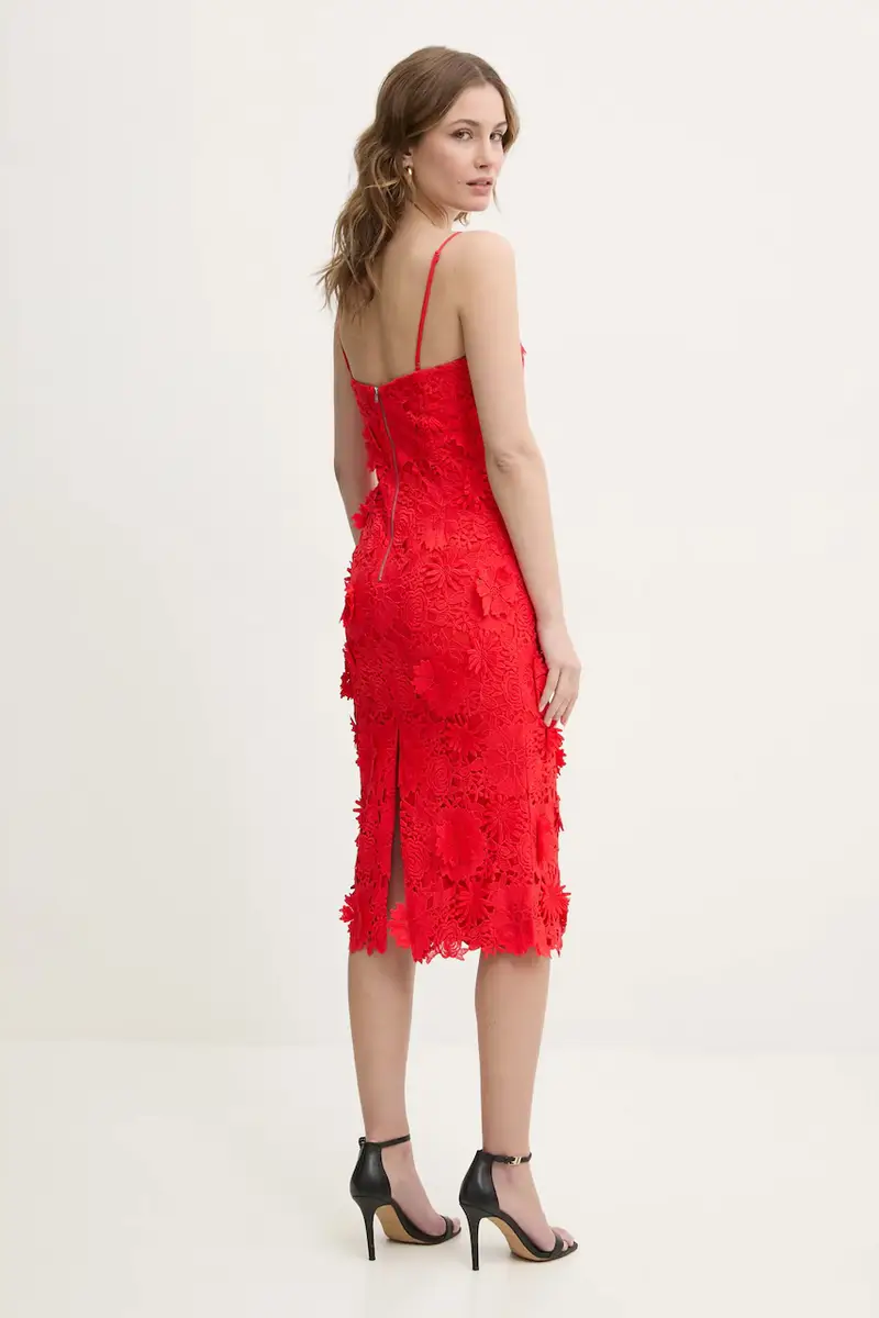 vestito colore rosso 59747DB miniatura 3