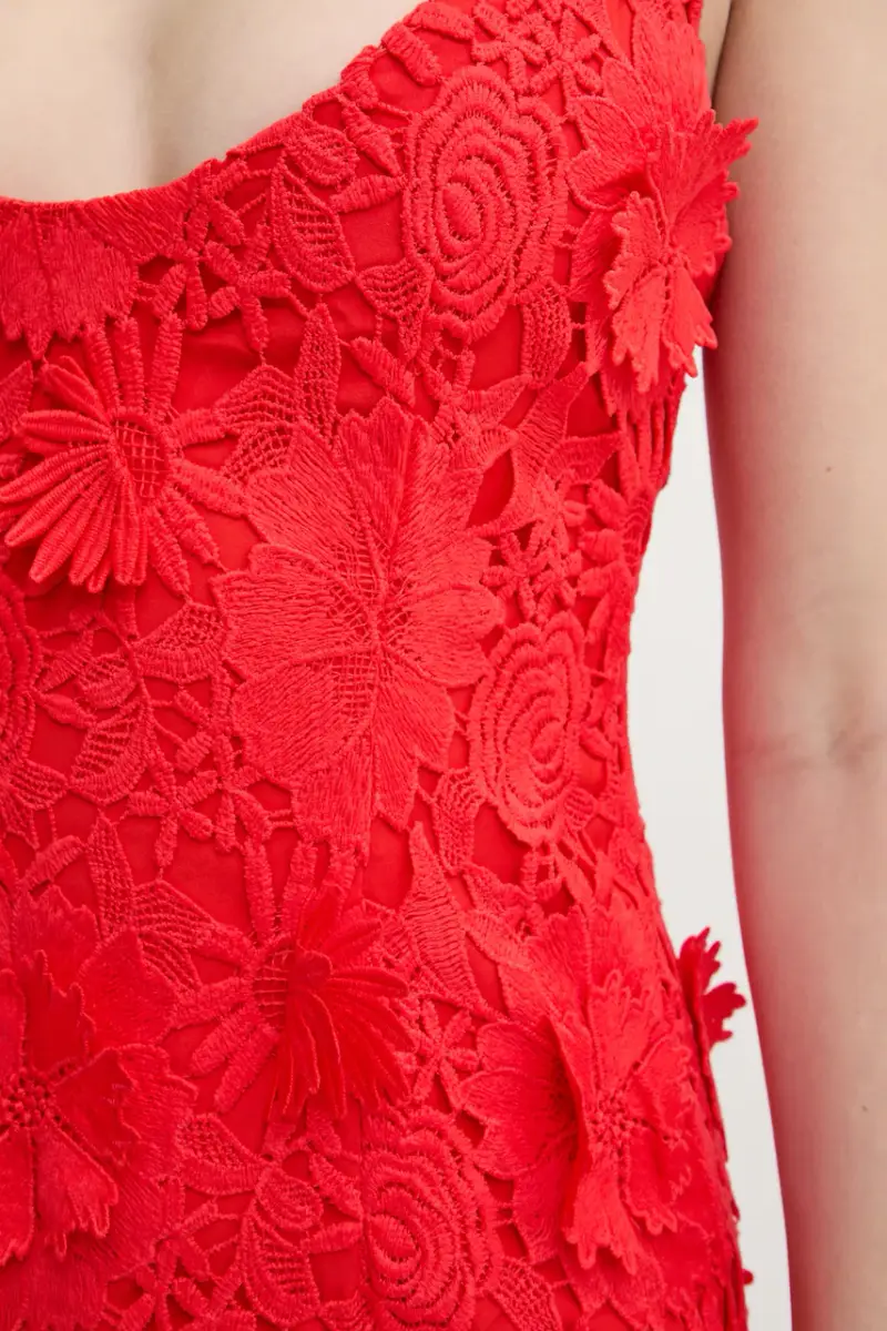 vestito colore rosso 59747DB miniatura 5