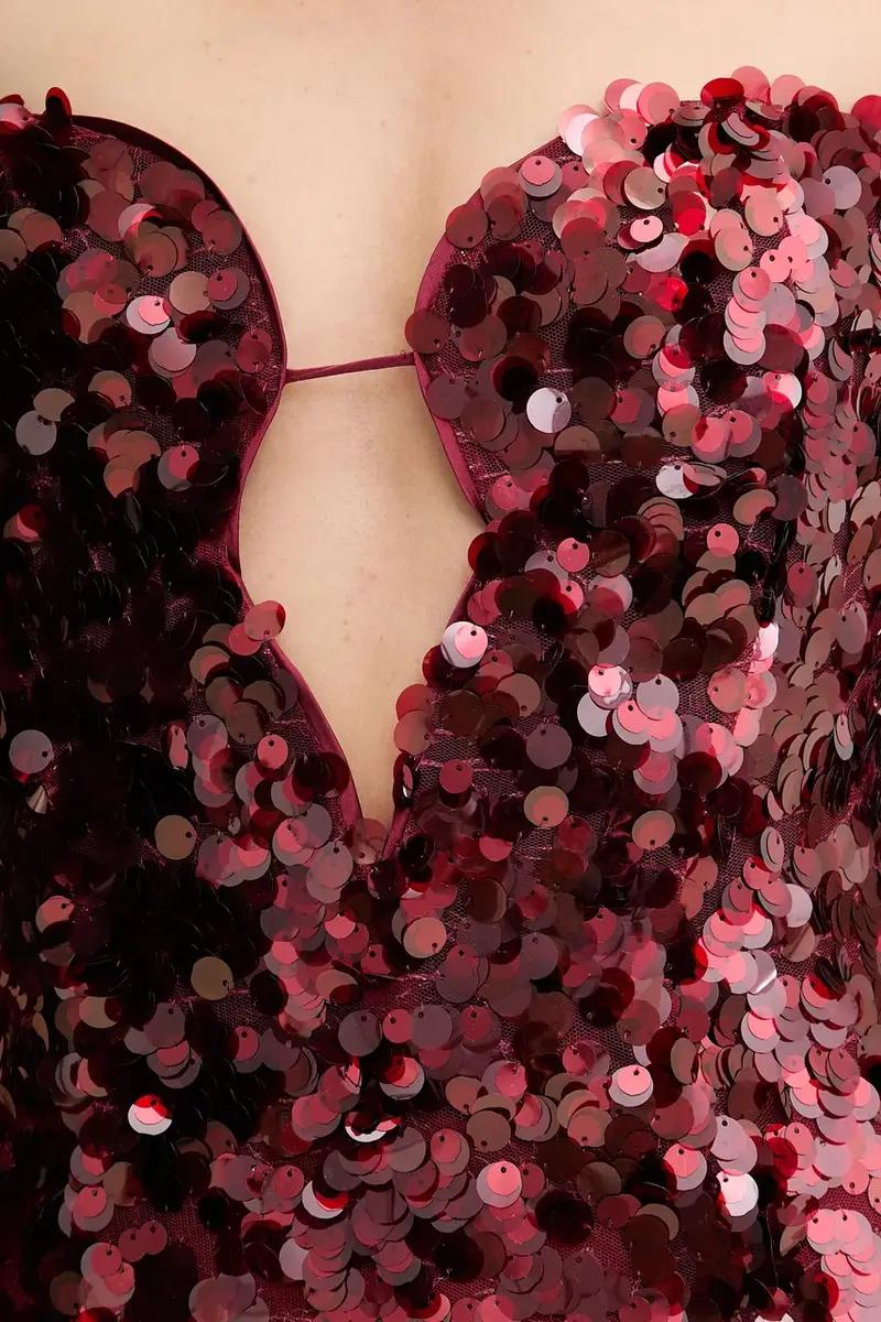 vestito colore rosso 59946DB1 miniatura 5